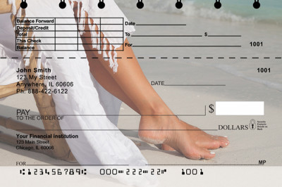 Beach Scenery Personal Checks  | TSSCE-19