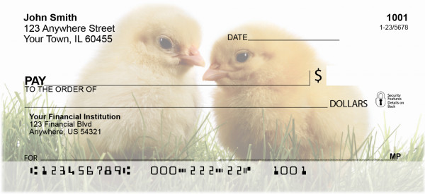 Spring Chicks Personal Checks | ANK-13