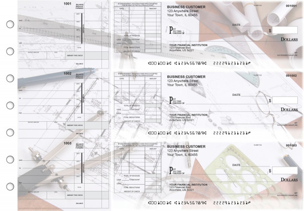 Architect Itemized Invoice Business Checks | BU3-CDS27-TNV