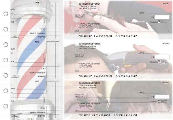 Barber Standard Counter Signature Business Checks | BU3-CDS28-SCS