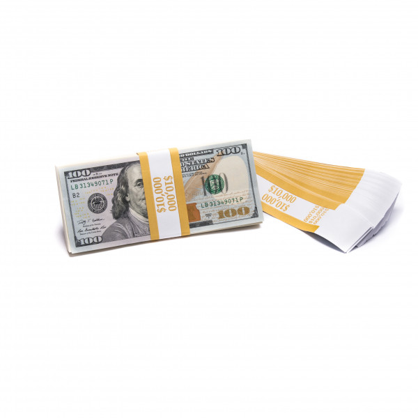 Yellow Barred $1,000 Currency Bands | CBB-007