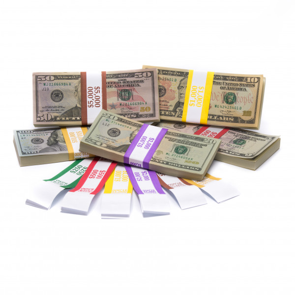 Color-Coded High Dollar Currency Band Set | CBB-013