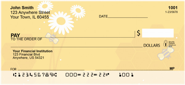 Honey Bees Personal Checks | CCS-57
