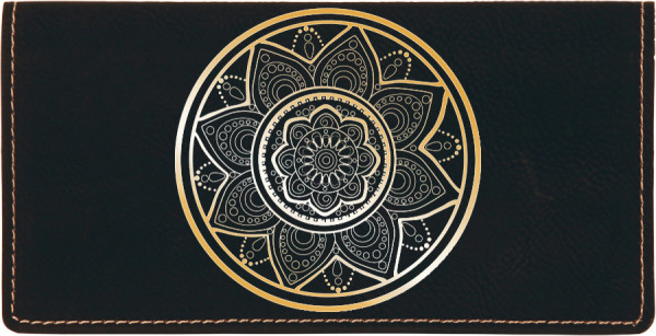 Mandala Engraved Leather Cover | CLE-00017