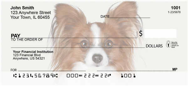 Papillon Personal Checks | DOG-106
