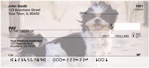 Shih Tzus Personal Checks | DOG-22