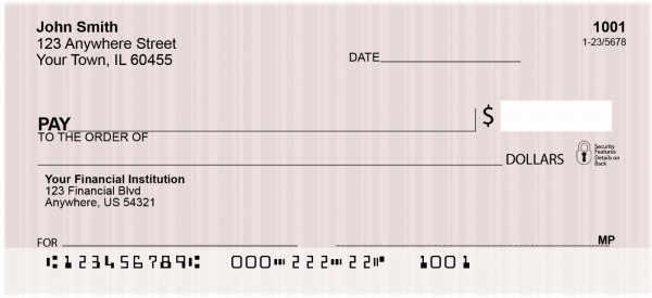 Modern Suites Personal Checks | GEO-28