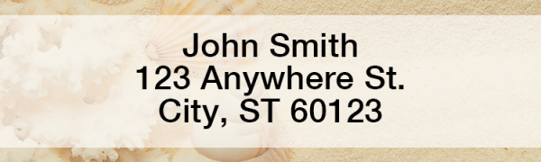 Seashell Address Labels  | LRNATC-61