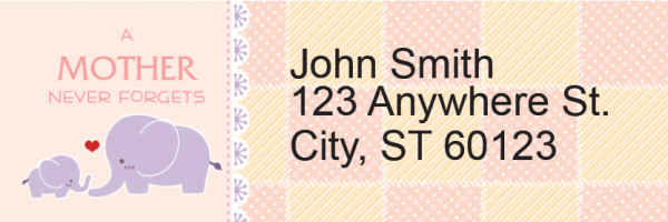 A Mother's Love Address Labels | LRRANI-004
