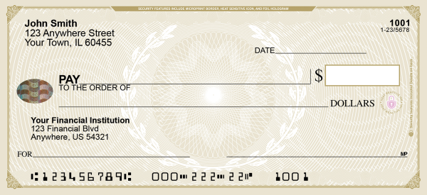 Parchment Hologram Checks | PTHG-TP01