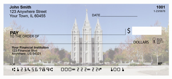 Salt Lake Temple Personal Checks | TEM-14